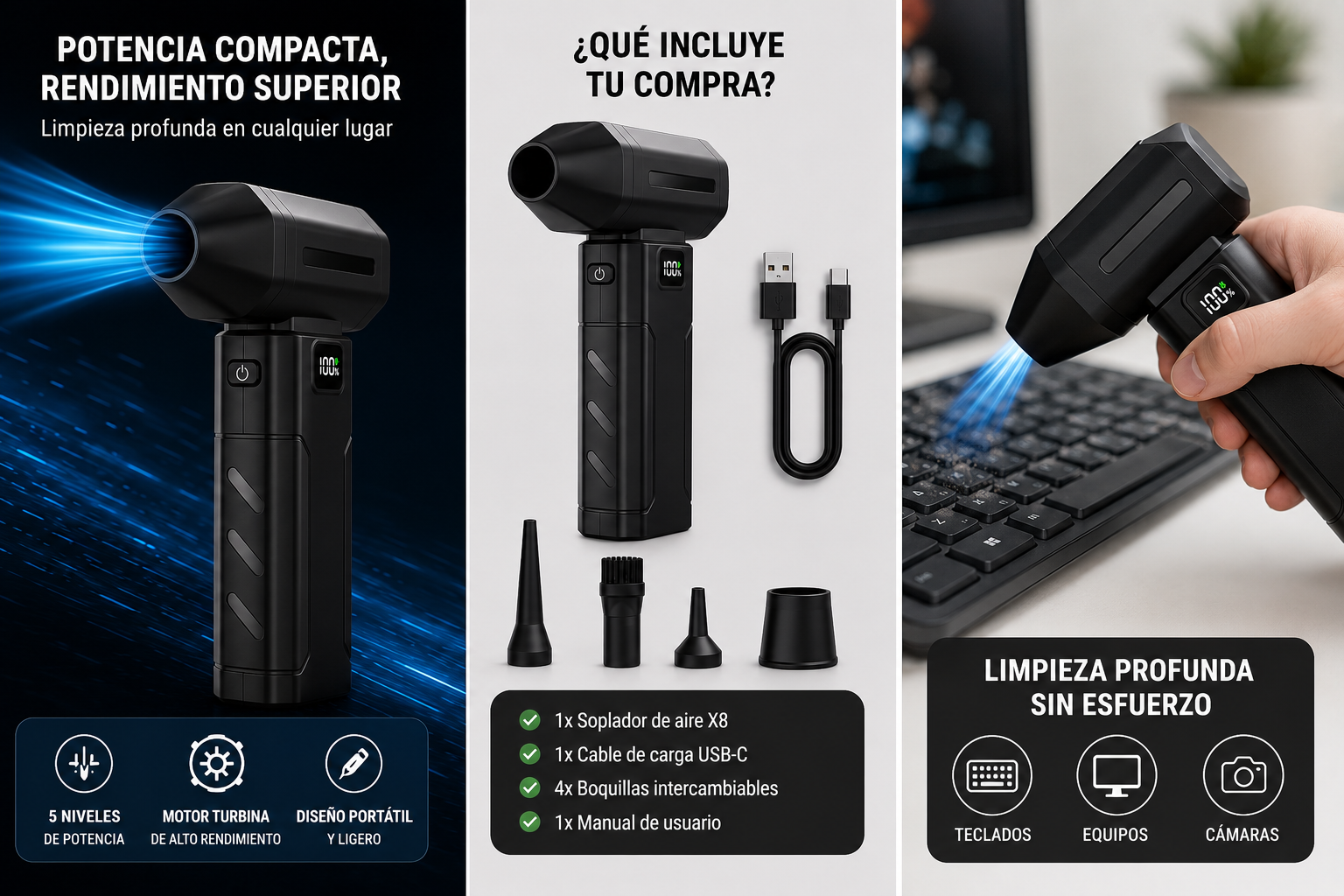 Mini Soplador De Aire